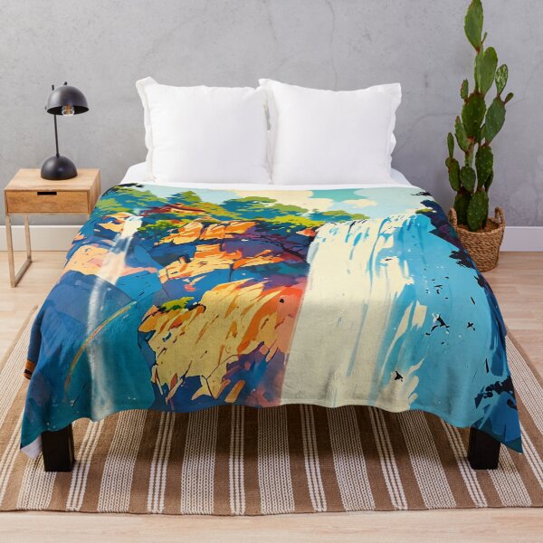 Item preview, Serene Waterfall Oasis: A Tranquil Nature Escape designed and sold by ArtComixHaven.
