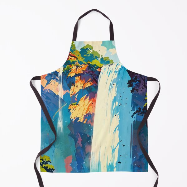Item preview, Serene Waterfall Oasis: A Tranquil Nature Escape designed and sold by ArtComixHaven.