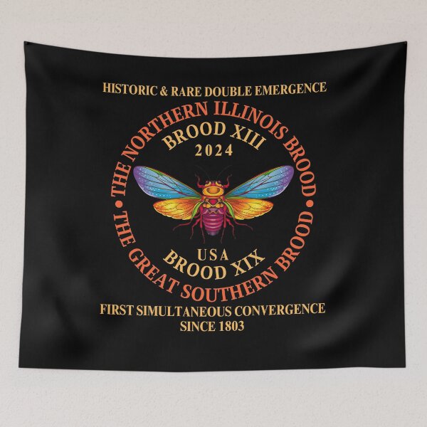 Item preview, Cicada 2024 Event Brood XIX & XIII Emergence, Rooster Tail Cicada designed and sold by Soul-Inspirer.