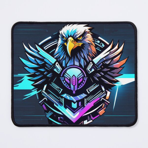 Item preview, Cybernetic Eagle, American Icon, Neon, Military designed and sold by Burn-Ego.
