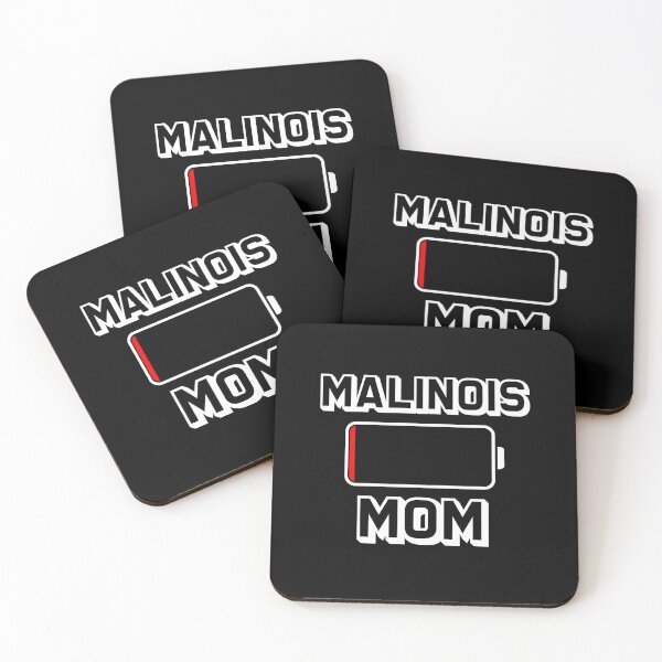 Item preview, Retro Belgian Malinois Mom Low Battery Gift designed and sold by Guarddogdrive.