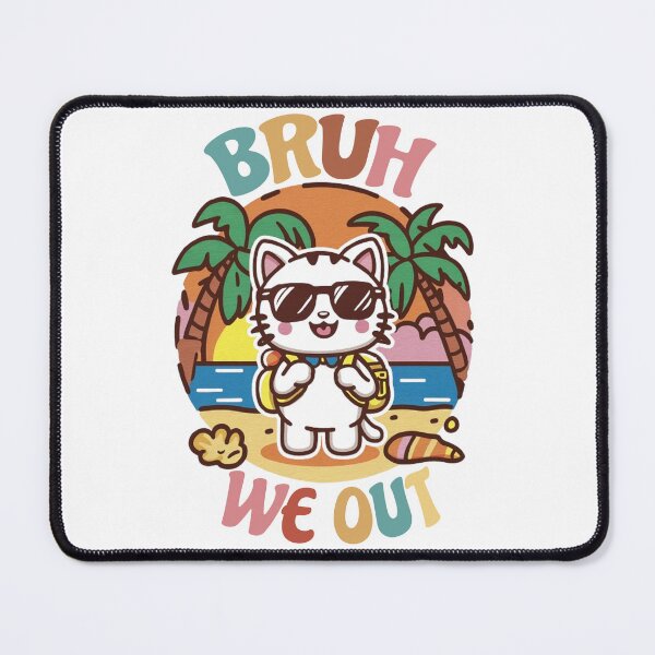 Item preview, Bruh We Out Kitty Happy Last Day Of School Retro Vintage designed and sold by Loviness.