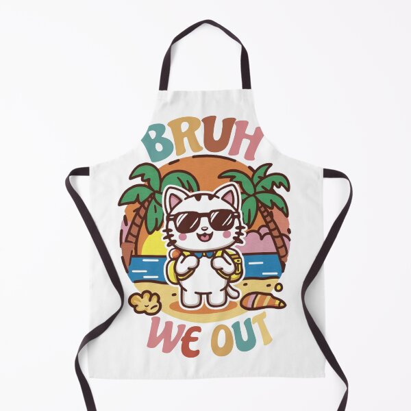 Item preview, Bruh We Out Kitty Happy Last Day Of School Retro Vintage  designed and sold by Loviness.
