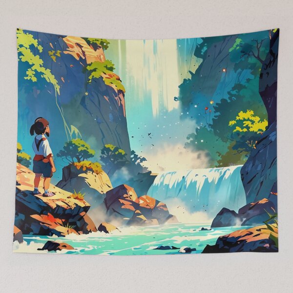 Item preview, Child of Nature Discovering the World's Hidden Splendors designed and sold by ArtComixHaven.