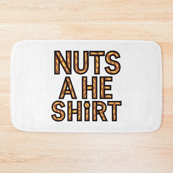 Item preview, Nuts A He Shirt, Funny Typographic Colorful Couple Design designed and sold by Raise2Shine.