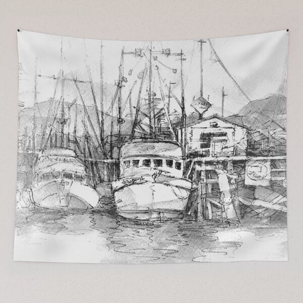 Item preview, morning morro bay FH BW designed and sold by Gerardo Segismundo.