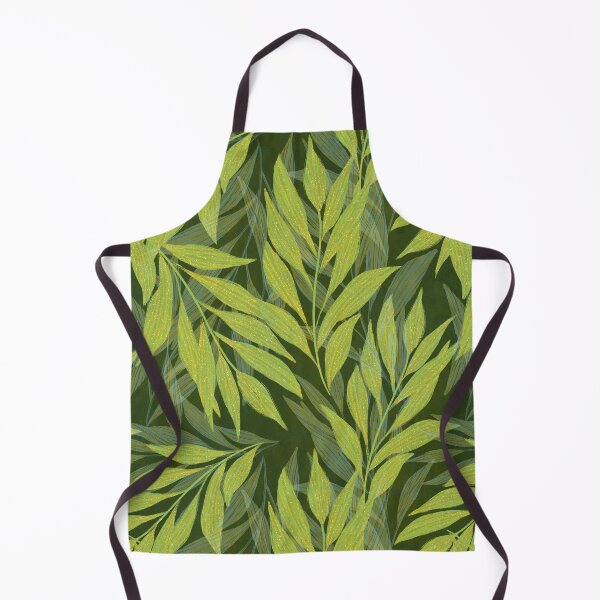 Item preview, Dark Lush Green Leaves - Forest Biome - Enchanting Forest designed and sold by NancyDzines.