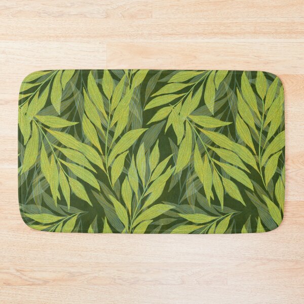 Item preview, Dark Lush Green Leaves - Forest Biome - Enchanting Forest designed and sold by NancyDzines.