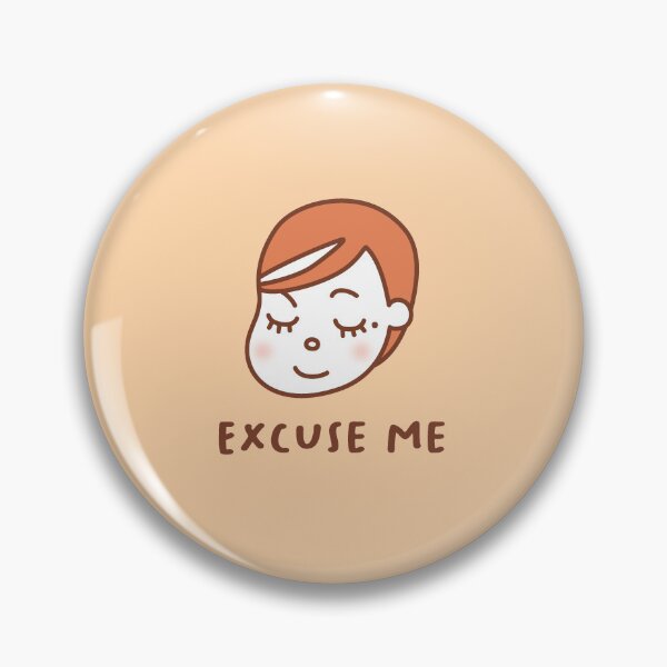Item preview, Cute orange hair girl - Excuse Me designed and sold by sarahgirlshop.