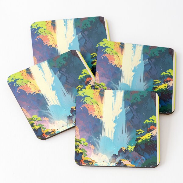 Item preview, Whispers of the Wild Nature's Majestic Waterfall Spectacle designed and sold by ArtComixHaven.