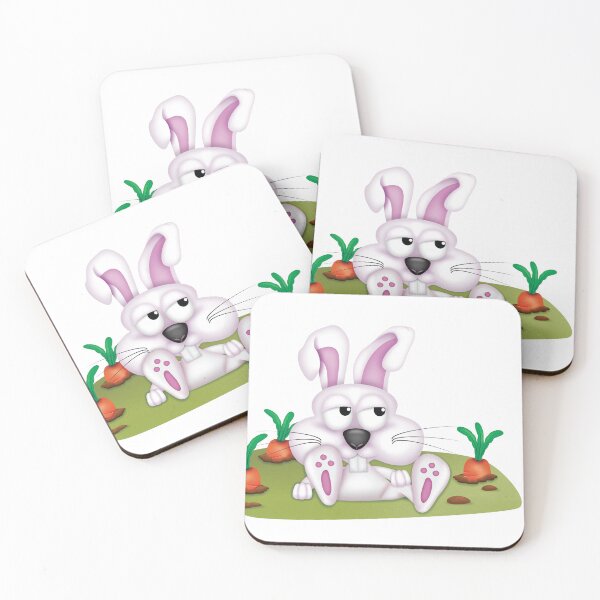 Item preview, Rabbit in a carrot patch designed and sold by roundowl.