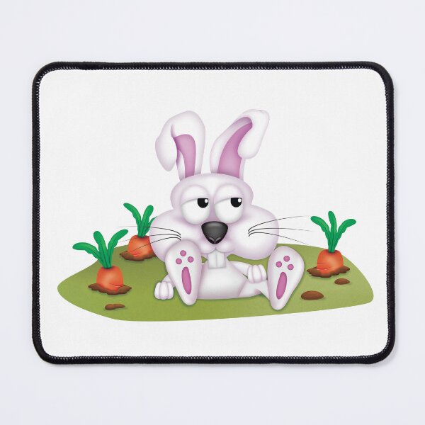 Item preview, Rabbit in a carrot patch designed and sold by roundowl.