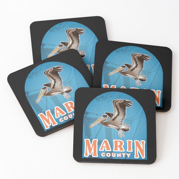 Item preview, Marin County Pelican designed and sold by fairviewdesign.