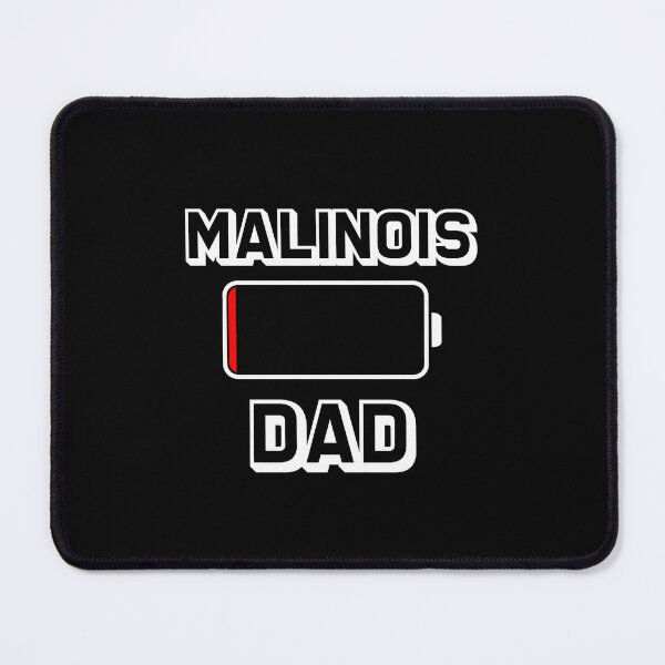 Item preview, Retro Belgian Malinois Dad Low Battery Gift designed and sold by Guarddogdrive.