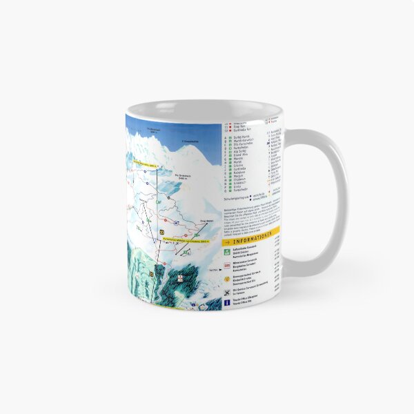 Item preview, St. Moritz Corvatsch Ski Area Map with Piste Names designed and sold by fungus50.