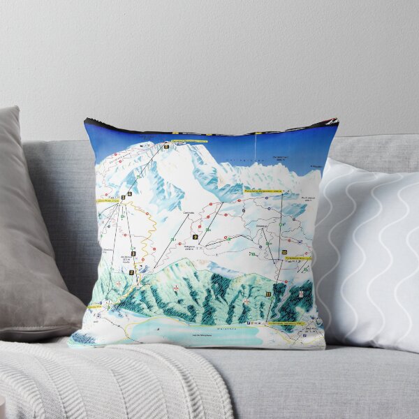 Item preview, St. Moritz Corvatsch Ski Area Map with Piste Names designed and sold by fungus50.