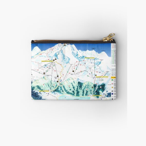 Item preview, St. Moritz Corvatsch Ski Area Map with Piste Names designed and sold by fungus50.