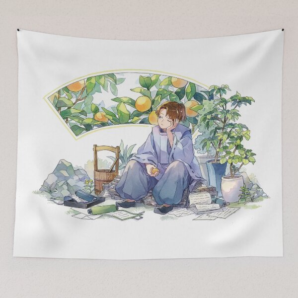 Item preview, Study break and oranges designed and sold by LittleTwichArt.
