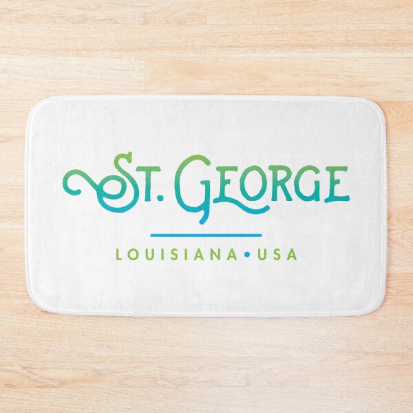 Item preview, St. George Louisiana Typographic Design designed and sold by Futurebeachbum.