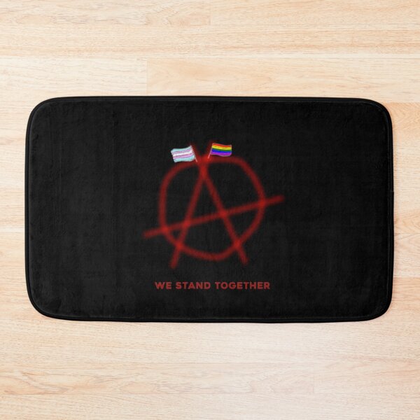 Item preview, queer anarchists stand together designed and sold by Natty Warkentin.
