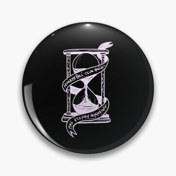 Item preview, Ancient Greek Sappho Quote: Someone Will Remember Us (white hourglass) designed and sold by TheDoodlemancer.
