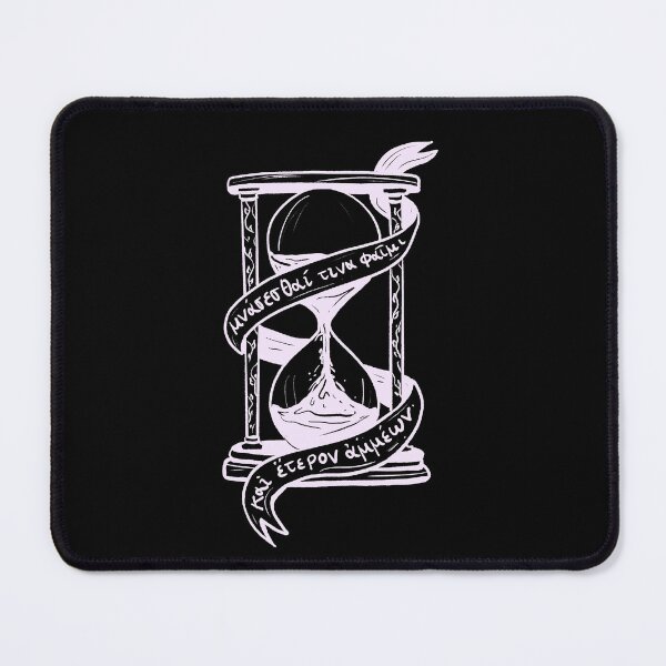 Item preview, Ancient Greek Sappho Quote: Someone Will Remember Us (white hourglass) designed and sold by TheDoodlemancer.