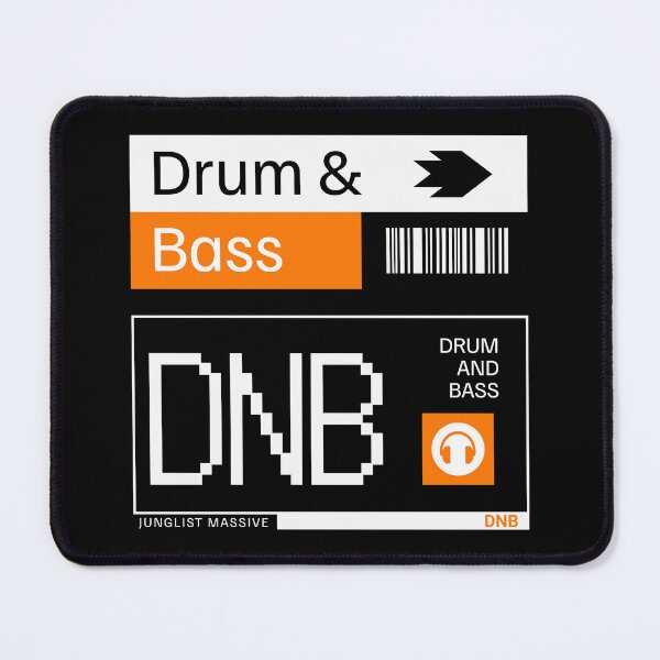 Item preview, DRUM AND BASS  - DNB Ticket Steez (white/orange)  designed and sold by Discothreadz.