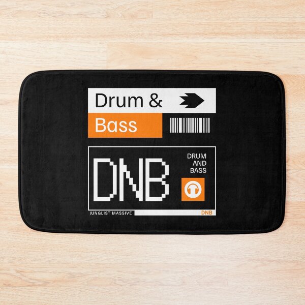 Artikelvorschau, DRUM AND BASS - DNB Ticket Steez (weiß/orange) entworfen und verkauft von Discothreadz.