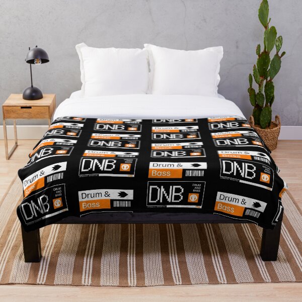 Item preview, DRUM AND BASS  - DNB Ticket Steez (white/orange)  designed and sold by Discothreadz.