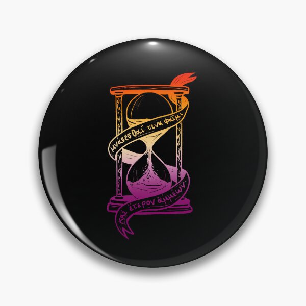 Item preview, Ancient Greek Sappho Quote: Someone Will Remember Us (dark sunset hourglass) designed and sold by TheDoodlemancer.