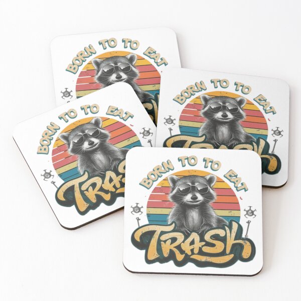 Item preview, Born to eat garbage designed and sold by JonysCreativeDesigns.