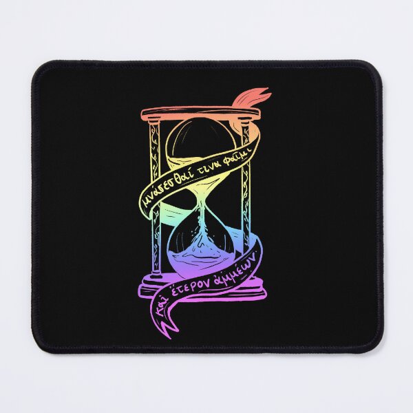 Item preview, Ancient Greek Sappho Quote: Someone Will Remember Us (pastel rainbow hourglass) designed and sold by TheDoodlemancer.