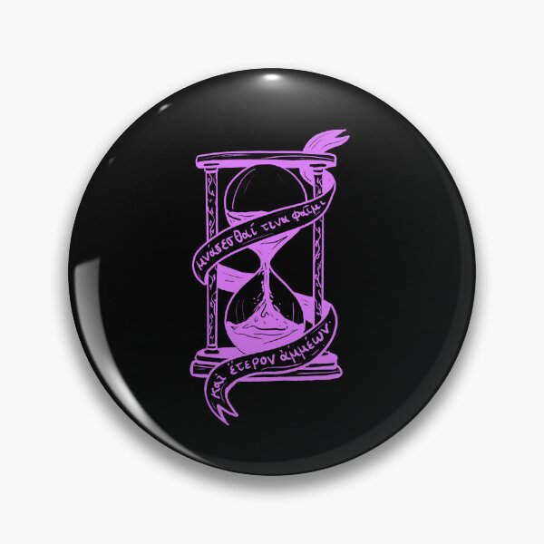 Item preview, Ancient Greek Sappho Quote: Someone Will Remember Us (violet hourglass) designed and sold by TheDoodlemancer.