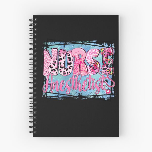 Item preview, Colorful Pink Leopard Print Nurse Anesthetist designed and sold by AlienOccupation.