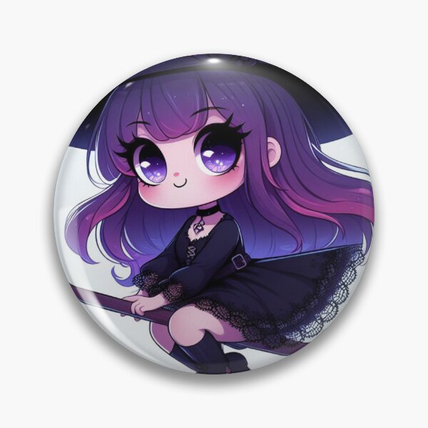 Artikelvorschau, a cute gothic witch flying on her broom 5 entworfen und verkauft von NightmareDream.