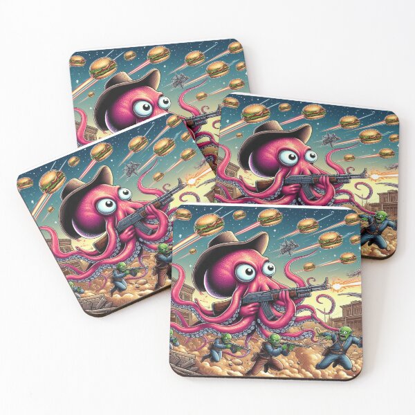 Item preview, Galactic Octopus Cowboy: A Space Adventure with Alien Encounters designed and sold by litchick1977.
