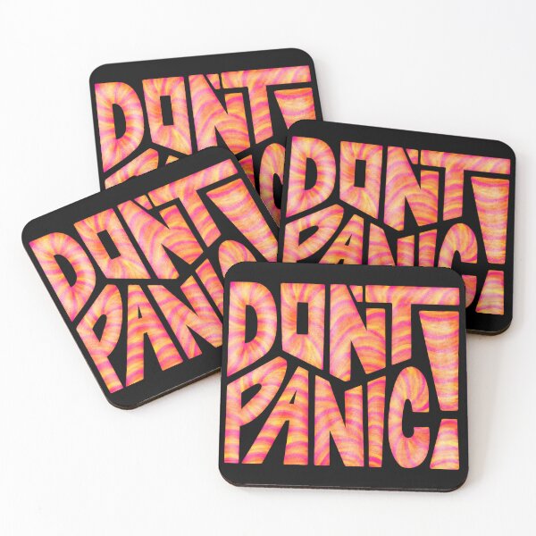 Item preview, DON'T PANIC! Word Art designed and sold by Unhinged Heather.