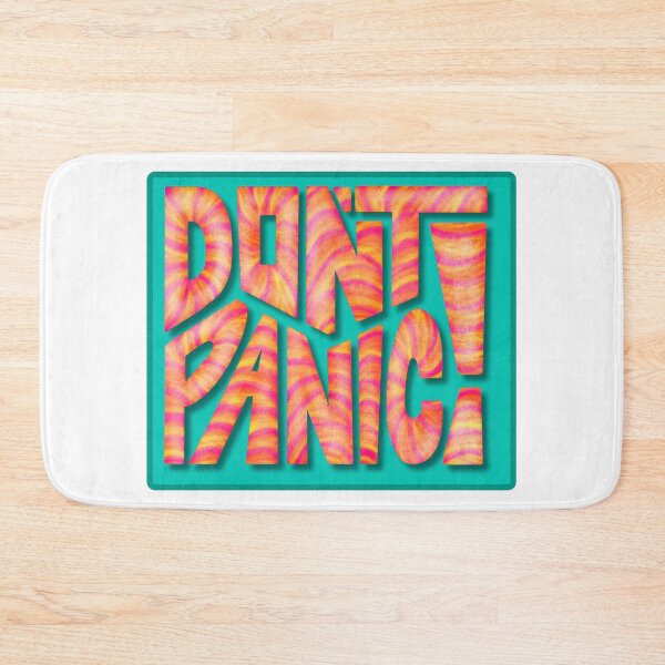 Item preview, DON'T PANIC! Word Art designed and sold by Unhinged Heather.