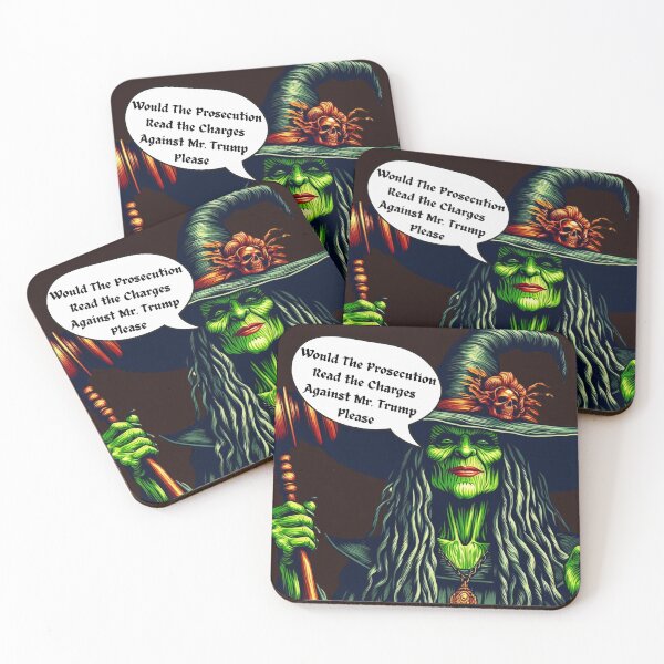 Item preview, Read The Charges Against Mr. Trump please Halloween Pop Art Political Whimsy designed and sold by Wolvescreate.