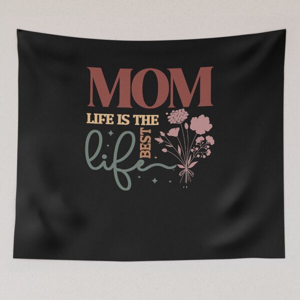 Item preview, Floral Mom Life Is The Best Life designed and sold by AlienOccupation.