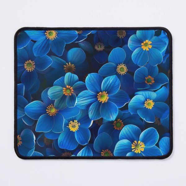 Item preview, Mesmerizing Myosotis: Forget-me-not flowers captivating pattern designed and sold by Margival.