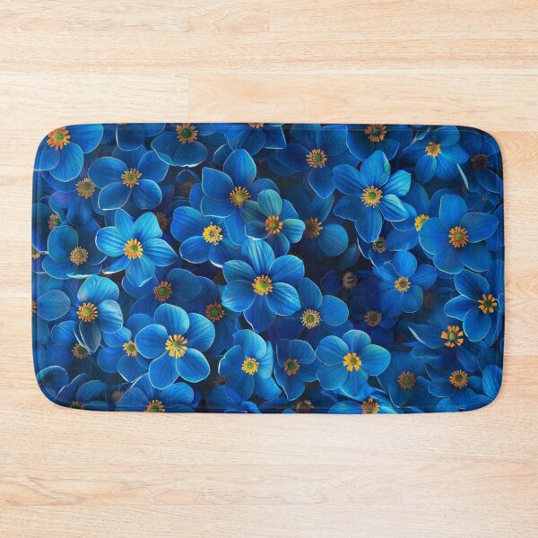 Item preview, Mesmerizing Myosotis: Forget-me-not flowers captivating pattern designed and sold by Margival.