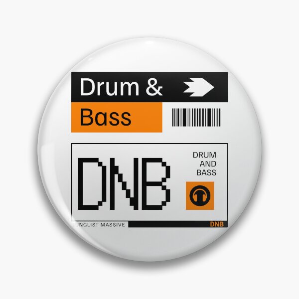 Item preview, DRUM AND BASS  - DNB Ticket Steez (Black/Orange)  designed and sold by Discothreadz.