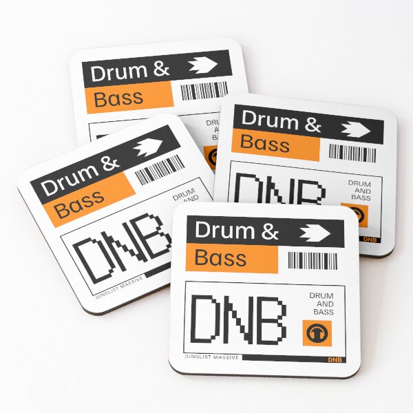 Item preview, DRUM AND BASS  - DNB Ticket Steez (Black/Orange)  designed and sold by Discothreadz.