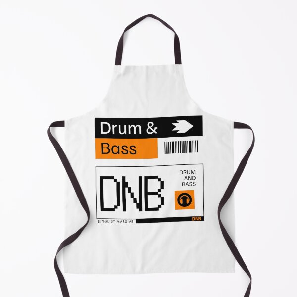 Artikelvorschau, DRUM AND BASS - DNB Ticket Steez (Schwarz/Orange) entworfen und verkauft von Discothreadz.