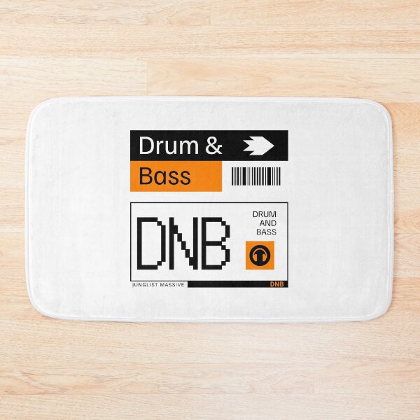 Artikelvorschau, DRUM AND BASS - DNB Ticket Steez (Schwarz/Orange) entworfen und verkauft von Discothreadz.