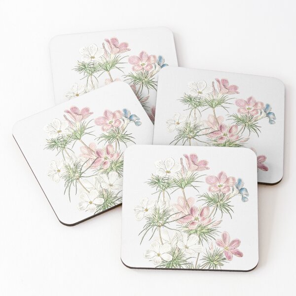 Item preview, Redoute Style Vintage Botanical Print - Thick-flowered Slender-tube designed and sold by PureVintageLove.