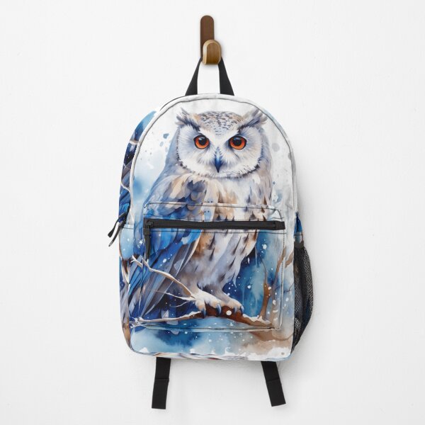 Item preview, Beautiful Snow Owl  Watercolor Animals Nature Gift designed and sold by InkyGenies.