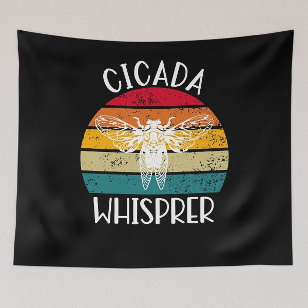 Item preview, Cicada Whisperer, Cicada Insect Lover Retro Fun Sunset, Cicada Invasion, Rooster Tail Cicada designed and sold by Soul-Inspirer.