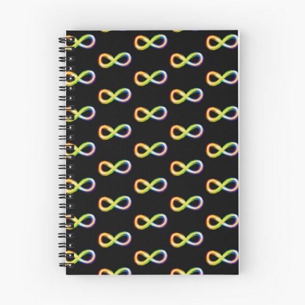 Item preview, Gold Rainbow Infinity - AuDHD/Neurodiversity designed and sold by JillPillDesign.